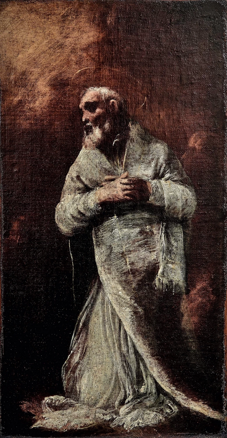 Ritratto di un santo monaco - attribuito